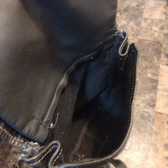 Vintage ROOTS Canada Brown Leather Mini back pack Bag Purse - Picture 4 of 5